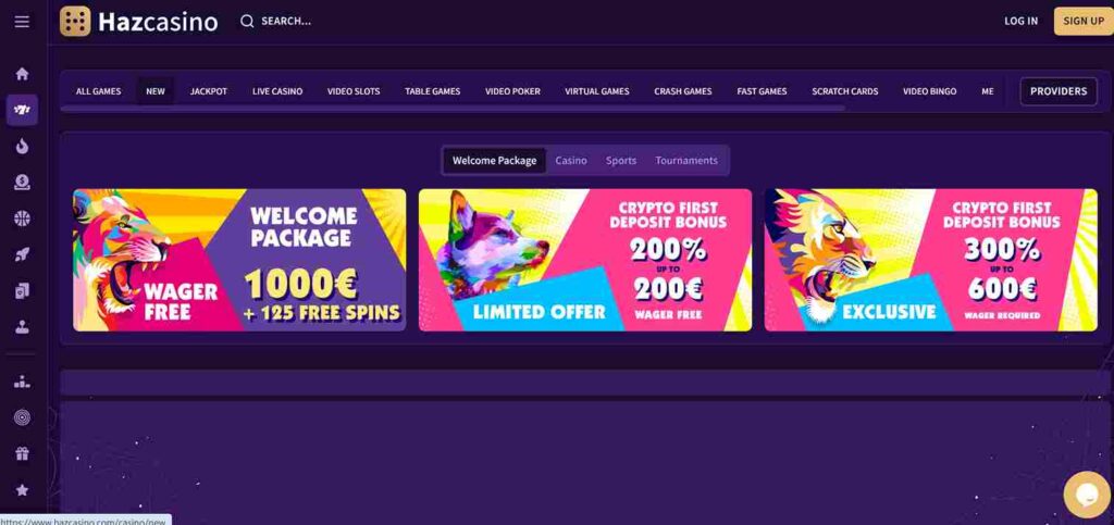 hazcasino bonus