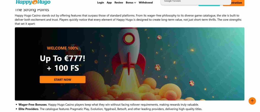 hugo casino bonus