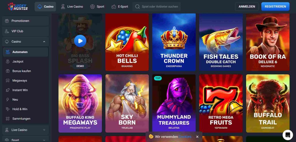 lucky hunter games