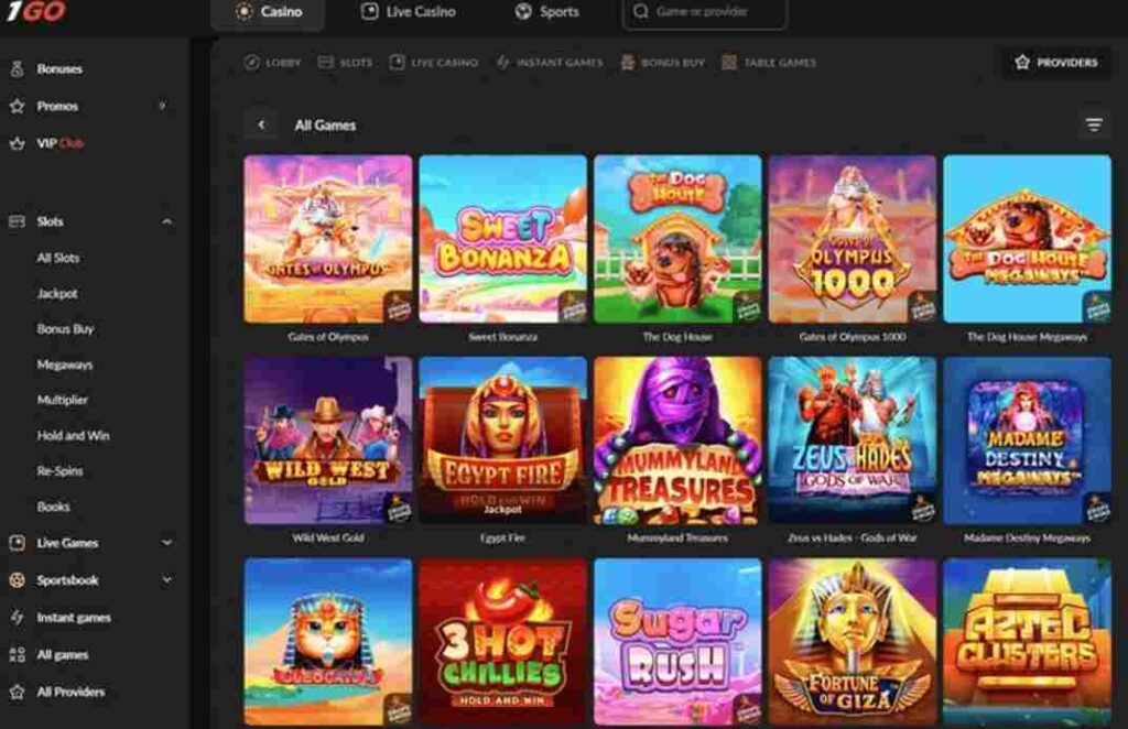 1go casino games