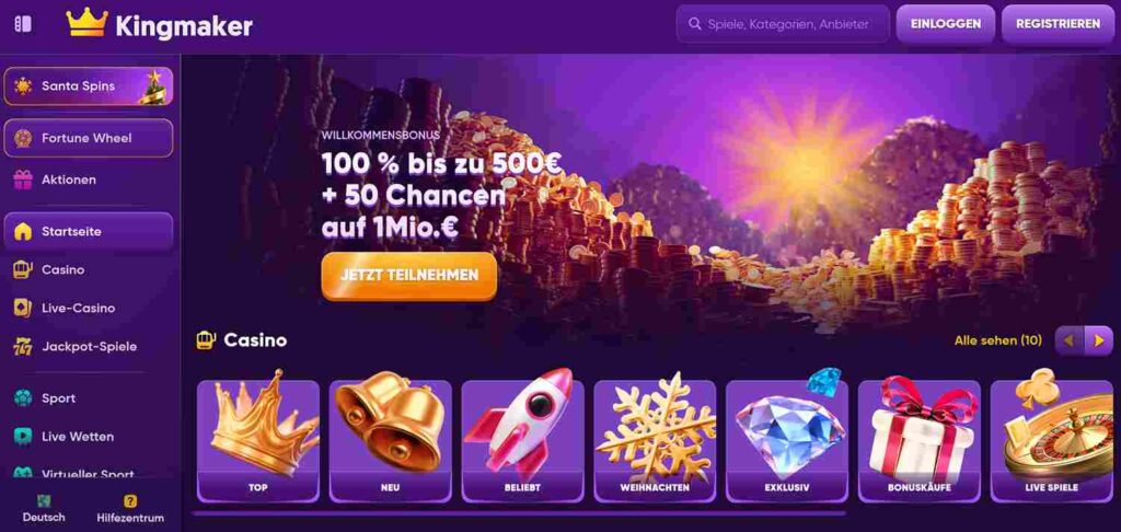 kingmaker casino