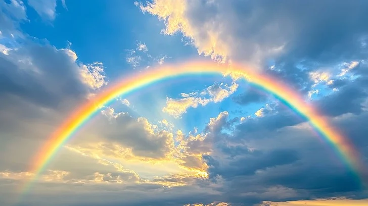 rainbow sky