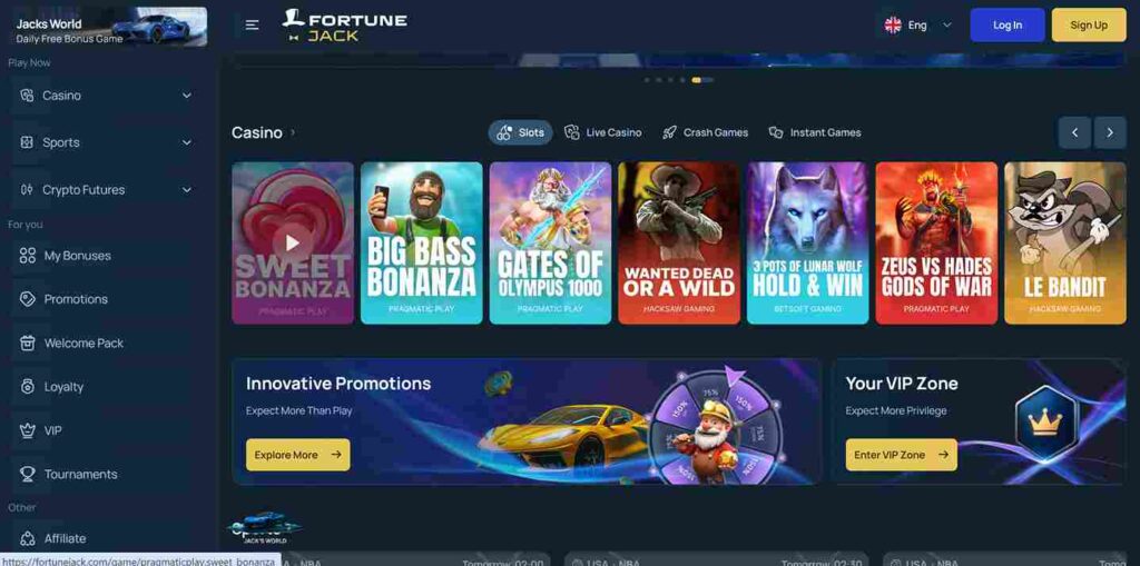 fortunejack games